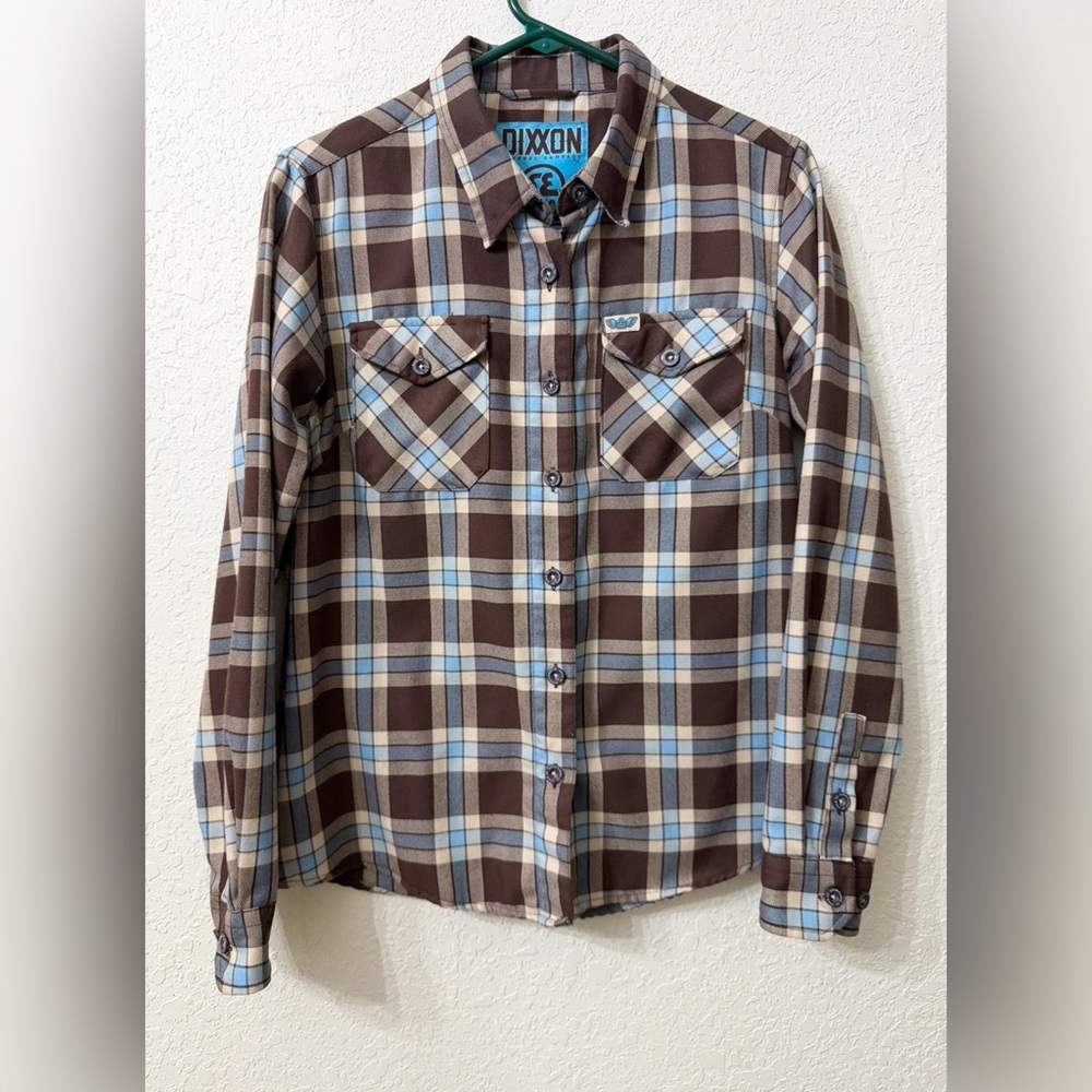 Dixxon WOMEN'S SE BIKES RETRO RACING FLANNEL Size Medium